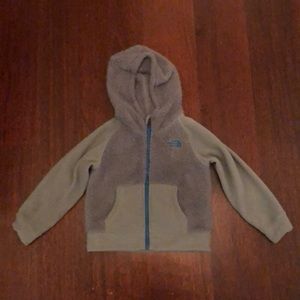 North Face Fleece Jacket 4T Boys with Hood